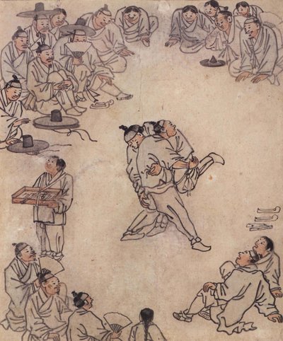 シルム 作： Kim Hong Do